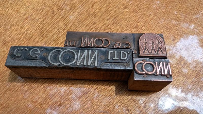 original-cg-conn-letterpress-blocks 1